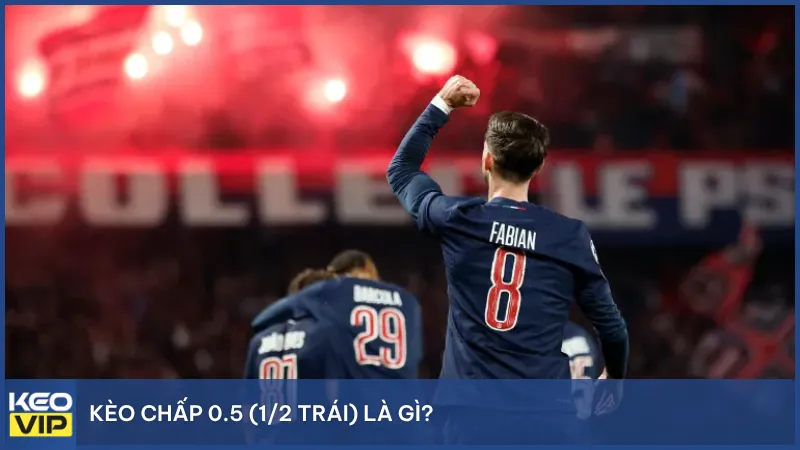 Kèo chấp 0.5 (1/2 trái) là gì?