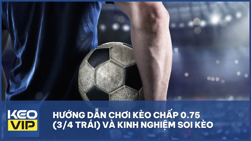 Kèo chấp 0.75 (3/4 trái)