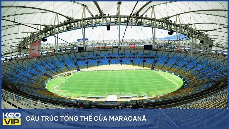 Cấu trúc tổng thể của Maracanã được thiết kế đặc biệt và đầy đủ