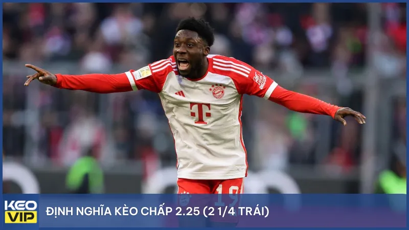 Kèo chấp 2.25 là lựa chọn thường thấy khi đội mạnh vượt trội hoàn toàn đội yếu về đẳng cấp.