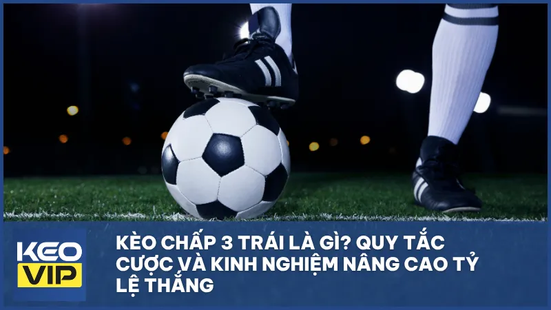 Kèo chấp 3 trái là gì? Cách hiểu đúng và kinh nghiệm chơi theo tỷ lệ kèo nhà cái