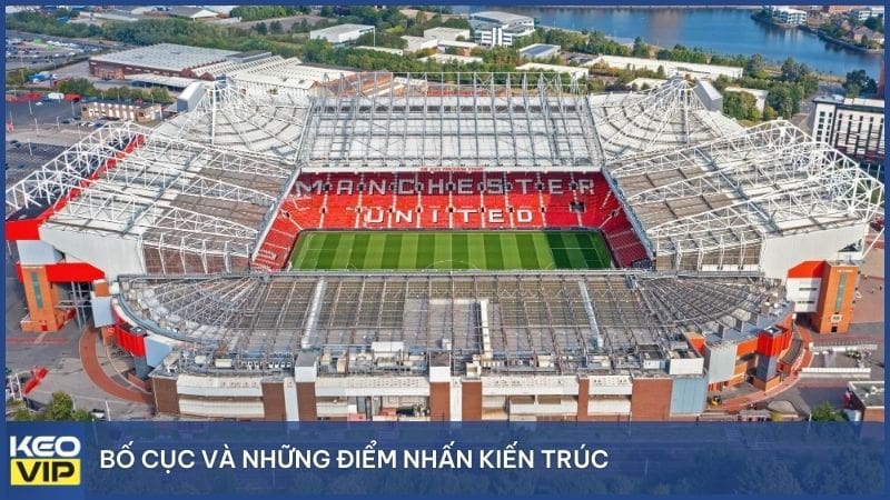 Bố cục và những điểm nhấn kiến trúc của sân bóng vô cùng đặc biệt