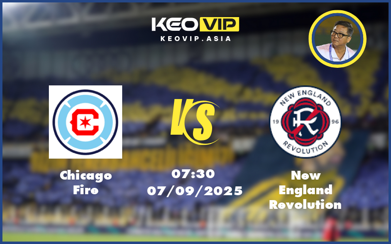chicago fire new england revolution 07 09 mls my - Nhận định soi kèo Chicago Fire vs New England Revolution 07:30 ngày 07/09/2025 tại MLS Mỹ
