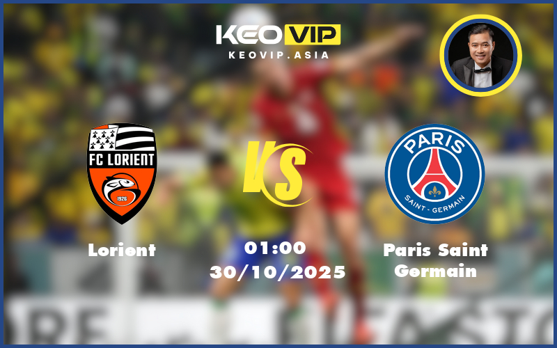 Nhận định soi kèo Lorient gặp Paris Saint Germain 01:00 ngày 30/10/2025 tại Ligue 1
