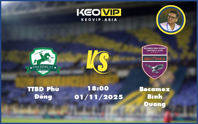 Nhận định soi kèo TTBD Phù Đổng gặp Becamex Bình Dương 18:00 ngày 01/11/2025 tại V-League