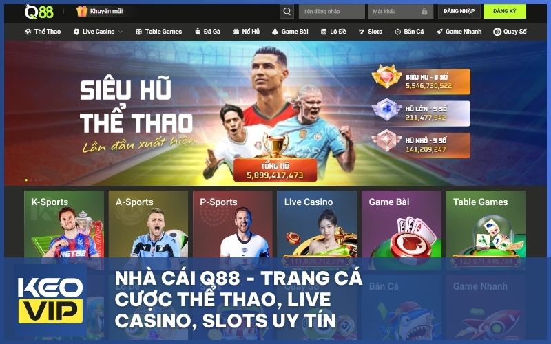 Q88 — Nhà cái cá cược bóng đá & kèo nhà cái uy tín