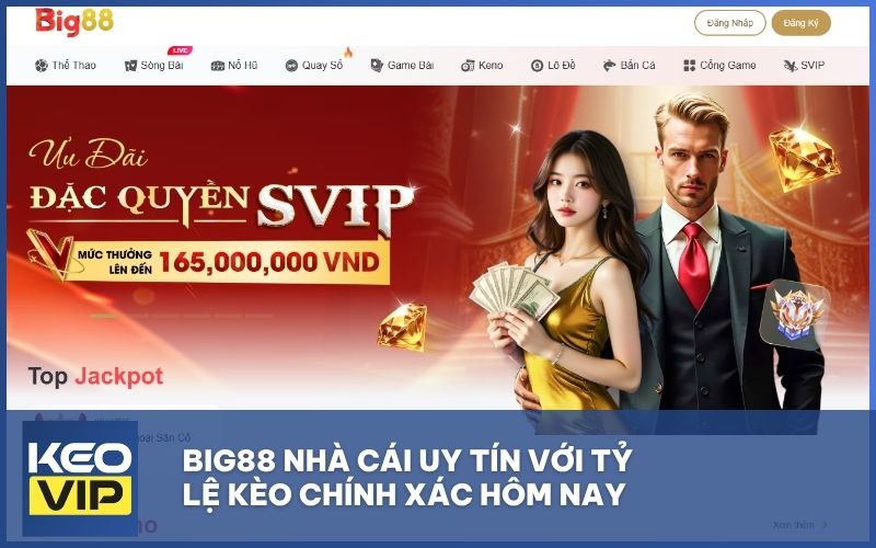 Big88 Nhà Cái Uy Tín Với Tỷ Lệ Kèo Chính Xác Hôm Nay