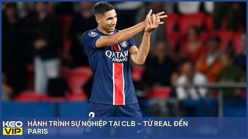 Hành trình sự nghiệp tại CLB – Từ Real đến Paris