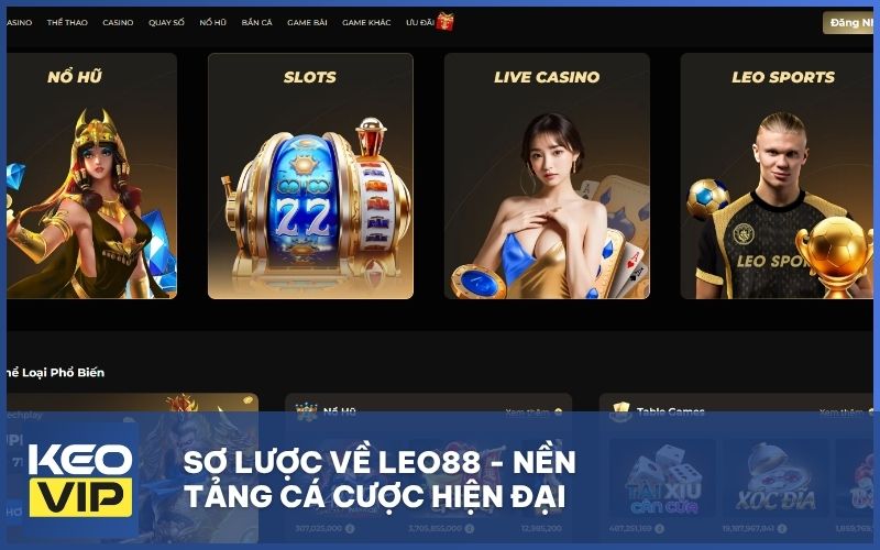 Sơ lược về LEO88 - nền tảng cá cược hiện đại