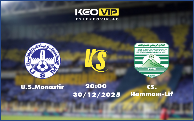 usmonastir cs hammam lif 30 12 giao huu - Nhận định soi kèo USMonastir gặp CS Hammam-Lif 20:00 ngày 30/12/2025 - Giao hữu