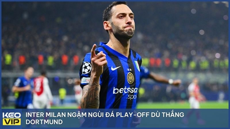Inter Milan ngậm ngùi đá Play-off dù thắng Dortmund