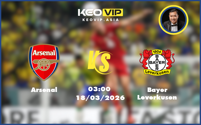 Nhận định soi kèo Arsenal – Bayer Leverkusen 03:00 ngày 18/03/2026 tại C1