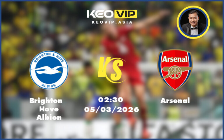 brighton hove albion arsenal 05 03 ngoai hang anh - Nhận định soi kèo Brighton Hove Albion gặp Arsenal 02:30 ngày 05/03/2026 tại Ngoại hạng Anh