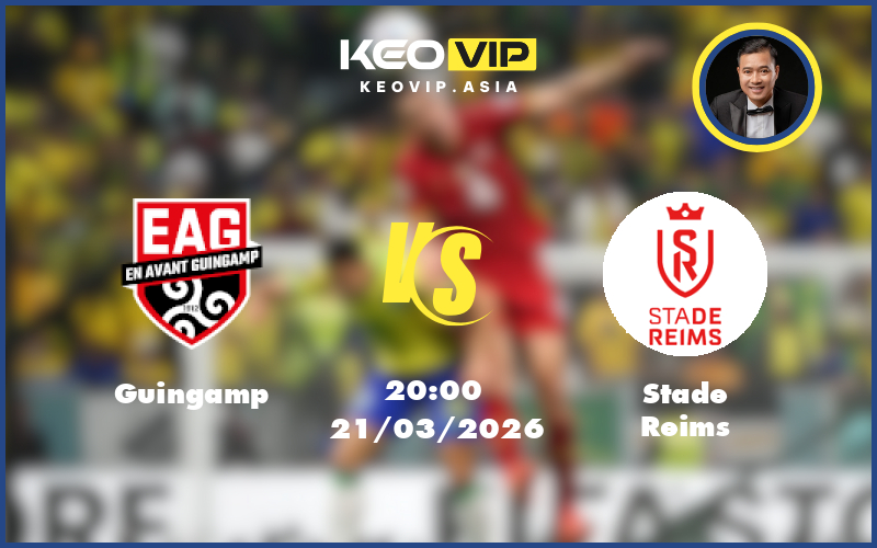 Nhận định soi kèo Guingamp gặp Stade Reims 20:00 ngày 21/03/2026 tại Hạng hai Pháp