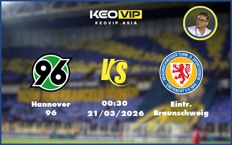 Nhận định soi kèo Hannover 96 vs Eintr Braunschweig 00:30 ngày 21/03/2026 Hạng hai Đức