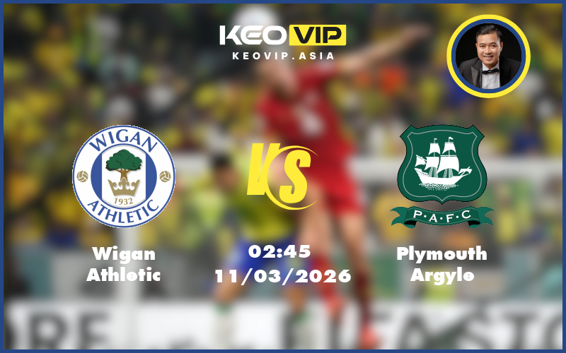 wigan athletic plymouth argyle 11 03 hang 3 anh - Nhận định soi kèo Wigan Athletic gặp Plymouth Argyle 02:45 ngày 11/03/2026 tại Hạng 3 Anh