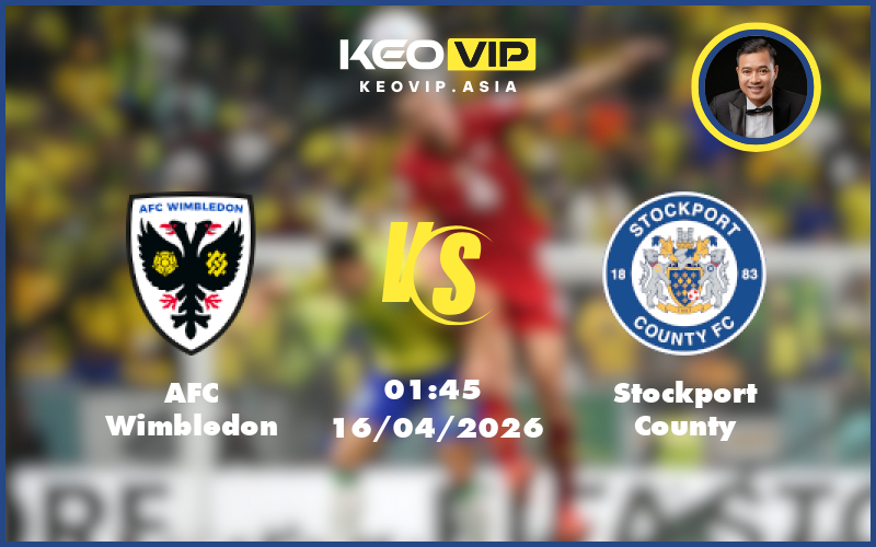 afc wimbledon stockport county 16 04 hang 3 anh - Nhận định soi kèo AFC Wimbledon gặp Stockport County 01:45 ngày 16/04/2026 tại Hạng 3 Anh