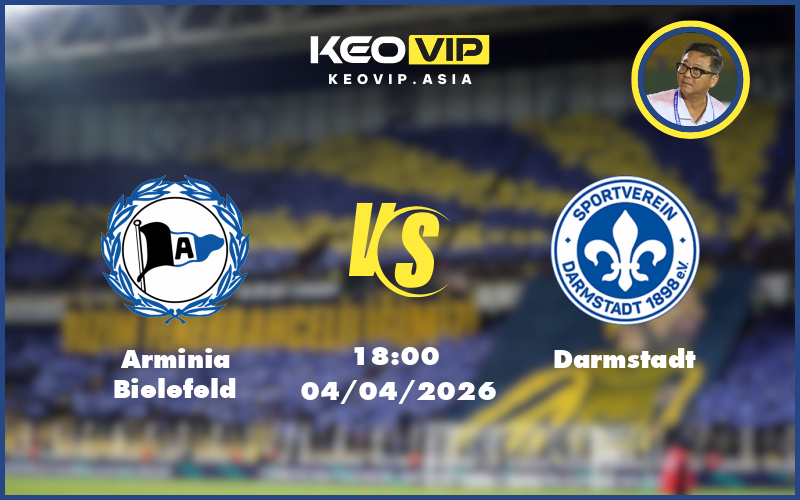 Nhận định soi kèo Arminia Bielefeld vs Darmstadt 18:00 ngày 04/04/2026 Hạng hai Đức