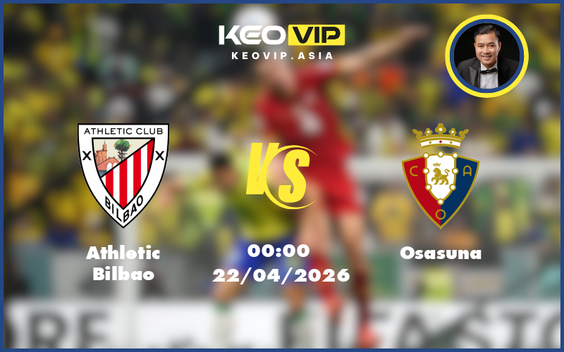athletic bilbao osasuna 22 04 la liga - Nhận định soi kèo Athletic Bilbao gặp Osasuna 00:00 ngày 22/04/2026 tại La Liga