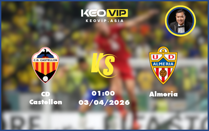 cd castellon almeria 03 04 khong xac dinh - Nhận định soi kèo CD Castellon gặp Almeria 01:00 ngày 03/04/2026 tại Hạng 2 Tây Ban Nha