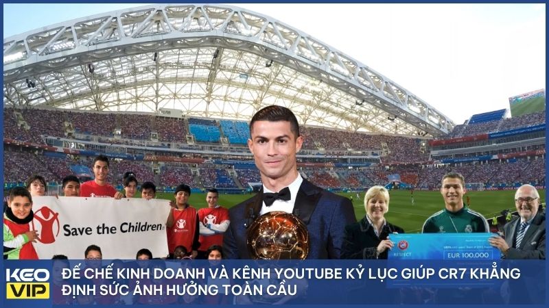Không chỉ là cầu thủ, Ronaldo còn là biểu tượng kinh doanh toàn cầu với sức ảnh hưởng mạnh mẽ trên mọi nền tảng số