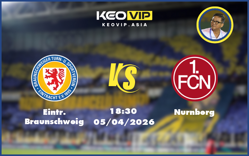 Nhận định soi kèo Eintr Braunschweig vs Nurnberg 18:30 ngày 05/04/2026 Hạng hai Đức