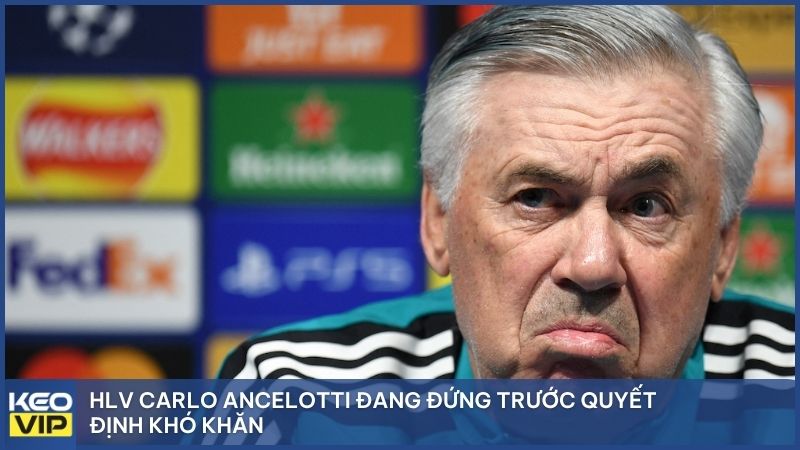 HLV Carlo Ancelotti đang đứng trước quyết định khó khăn nhất kể từ khi dẫn dắt Brazil