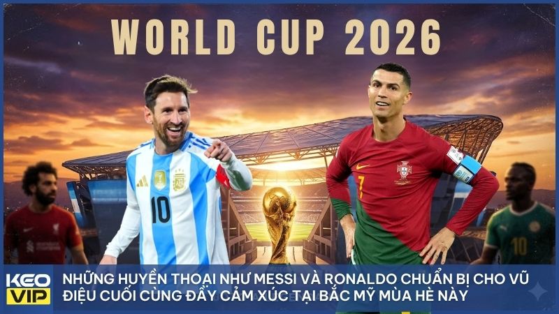 Messi và Ronaldo dẫn dắt các huyền thoại thực hiện vũ điệu cuối cùng đầy cảm xúc tại kỳ World Cup 2026