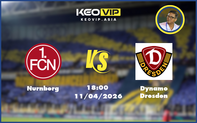 Nhận định soi kèo Nurnberg vs Dynamo Dresden 18:00 ngày 11/04/2026 Hạng hai Đức