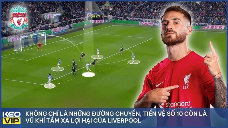 Nhãn quan chiến thuật sắc bén và khả năng điều tiết thượng thặng – Alexis Mac Allister là định nghĩa của một tiền vệ số 10 hiện đại