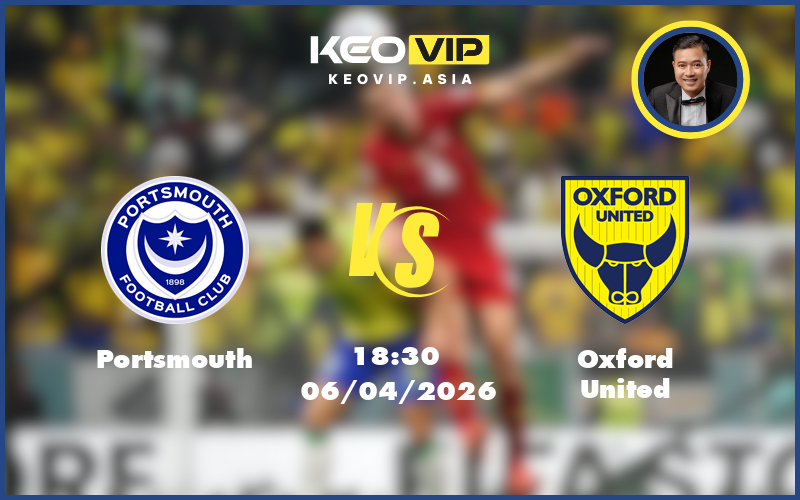 portsmouth oxford united 06 04 hang nhat anh - Nhận định soi kèo Portsmouth gặp Oxford United 18:30 ngày 06/04/2026 tại Hạng Nhất Anh