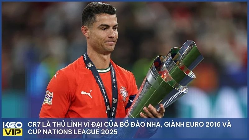 Người thủ lĩnh Cristiano Ronaldo kiêu hãnh dẫn dắt đội tuyển Bồ Đào Nha chinh phục vinh quang tại các đấu trường châu lục đỉnh cao