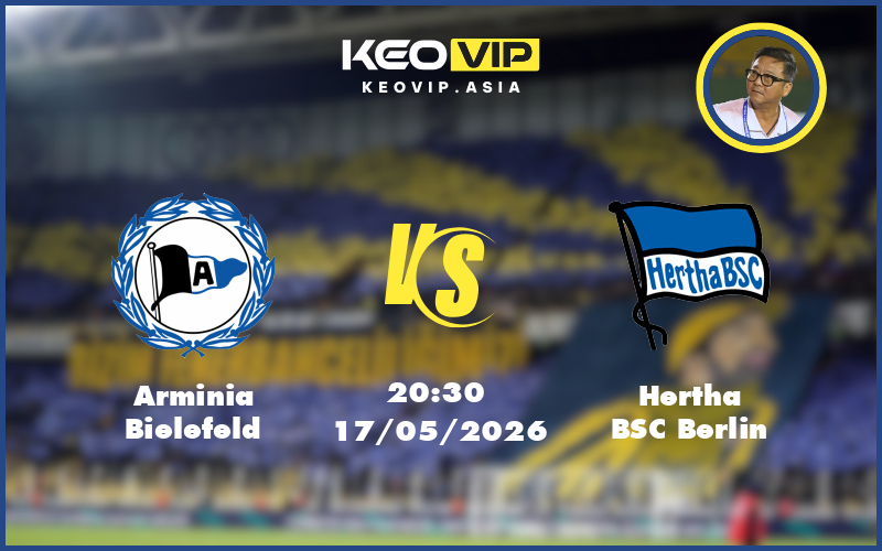 Nhận định soi kèo Arminia Bielefeld vs Hertha BSC Berlin 20:30 ngày 17/05/2026 Hạng hai Đức
