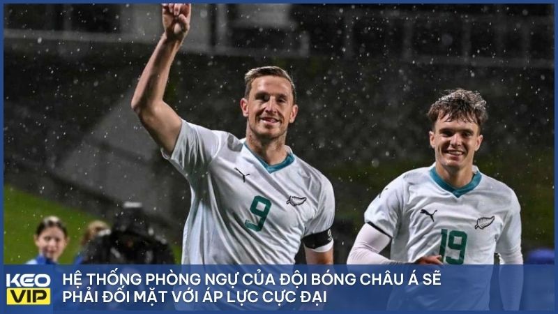 Hệ thống phòng ngự của đội bóng châu Á sẽ phải đối mặt với áp lực cực đại
