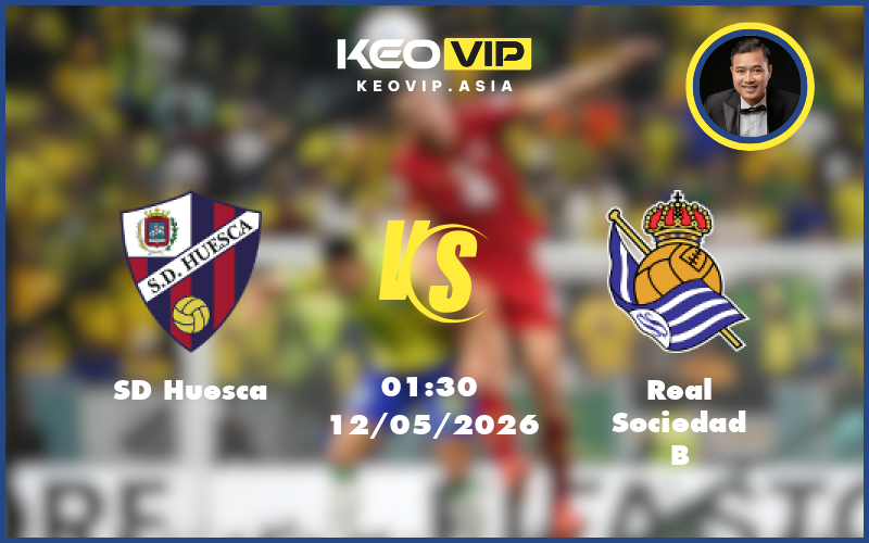 sd huesca real sociedad b 12 05 hang 2 tay ban nha - Nhận định soi kèo SD Huesca gặp Real Sociedad B 01:30 ngày 12/05/2026 tại Hạng 2 Tây Ban Nha